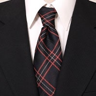 男子の制服のネクタイ